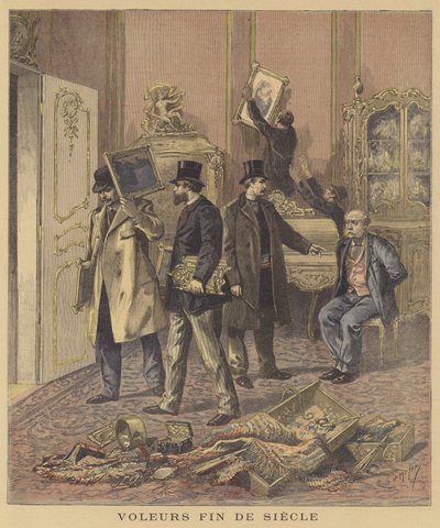 Um assalto audacioso de after Henri Meyer
