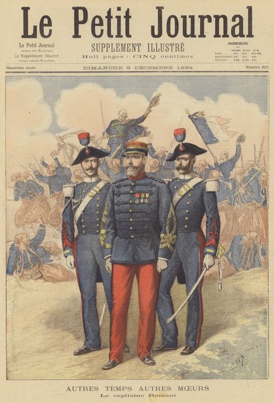 Tempos diferentes, maneiras diferentes. Capitão Romani de after Henri Meyer