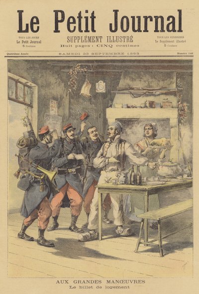 Manobras militares francesas de after Henri Meyer