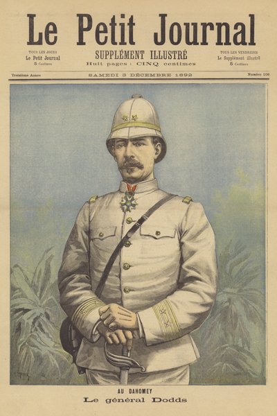General Dodds, comandante das tropas francesas em Daomé de after Henri Meyer