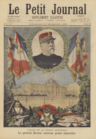 Palácio da Legião de Honra e General Davout, o novo Grande Chanceler da Ordem de after Henri Meyer