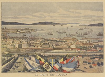 O porto de Toulon de after Henri Meyer