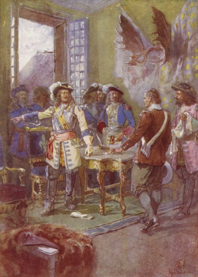 Minhas armas darão minha resposta, Frontenac, 1690 de after Henry Sandham