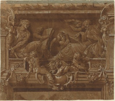 Profeta e Sibila de after Jacopo Zanguidi Italian 16th Century called Bertoia