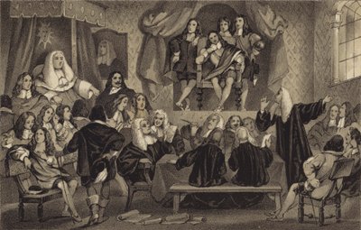 Templo Revels antes de Charles o segundo de James Stephanoff
