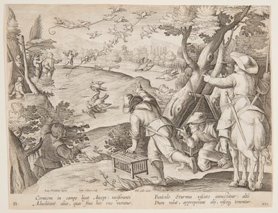 caça de after Jan van der Straet, called Stradanus