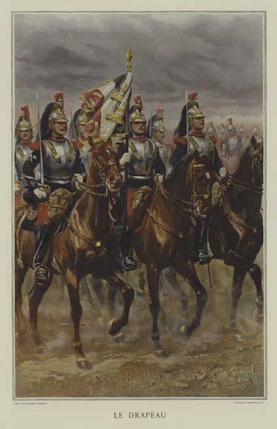 The Flag de after Jean Baptiste Edouard Detaille