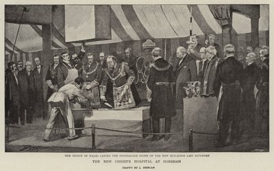 O novo hospital de Cristo em Horsham de after John Duncan
