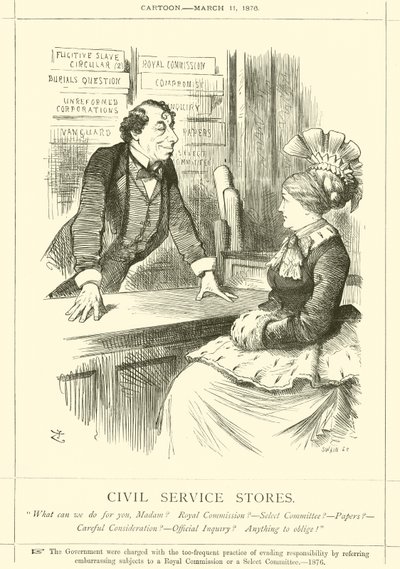 Lojas de Serviço Civil de after John Tenniel