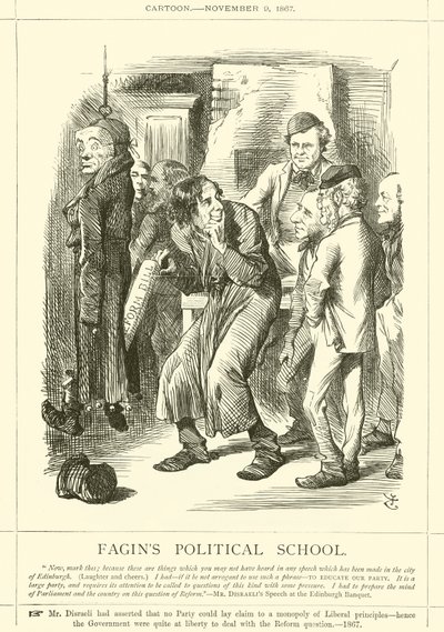 Escola Política de Fagin de after John Tenniel