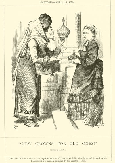 Novas coroas para os velhos! de after John Tenniel