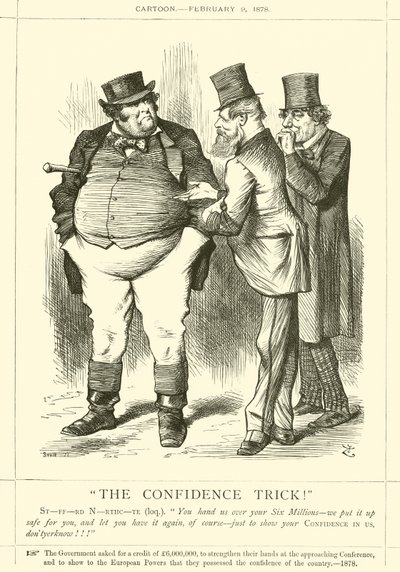 O truque da confiança! de after John Tenniel