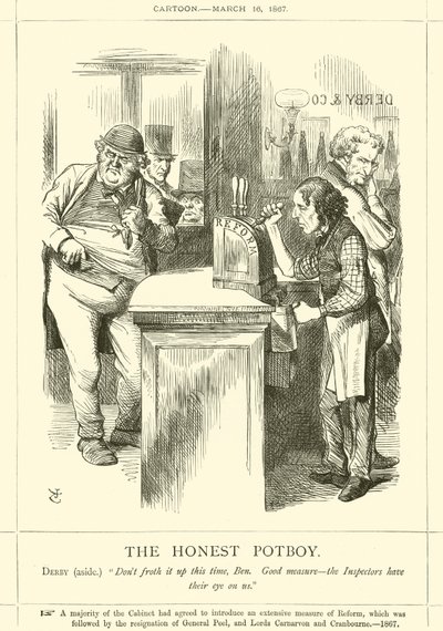 O Potboy Honesto de after John Tenniel