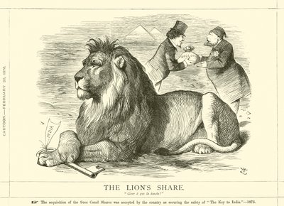 A parte do leão de after John Tenniel