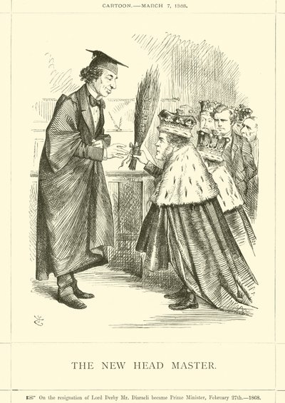 O novo chefe de mestre de after John Tenniel