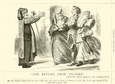 O retorno da vitória de after John Tenniel