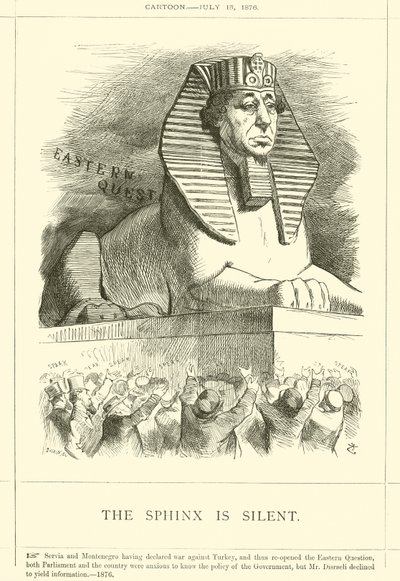 A esfinge é silenciosa de after John Tenniel