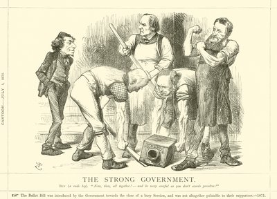 O governo forte de after John Tenniel