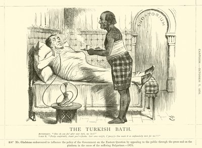 O banho turco de after John Tenniel