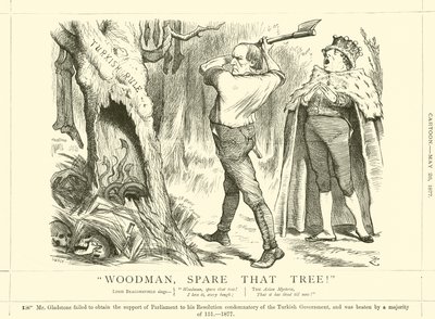 Woodman, poupe essa árvore! de after John Tenniel