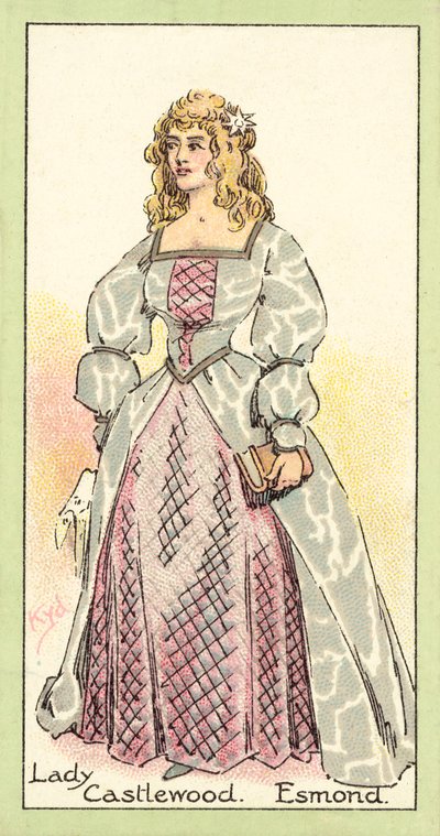Lady Castlewood, Esmond (cromolitho) de after Joseph Clayton Clarke
