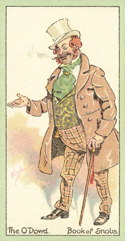 O ODowd, Livro dos Snobs (cromolitho) de after Joseph Clayton Clarke