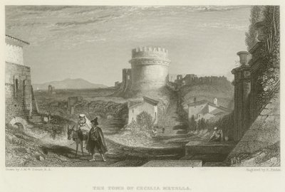 O túmulo de Cecilia Metella de after Joseph Mallord William Turner