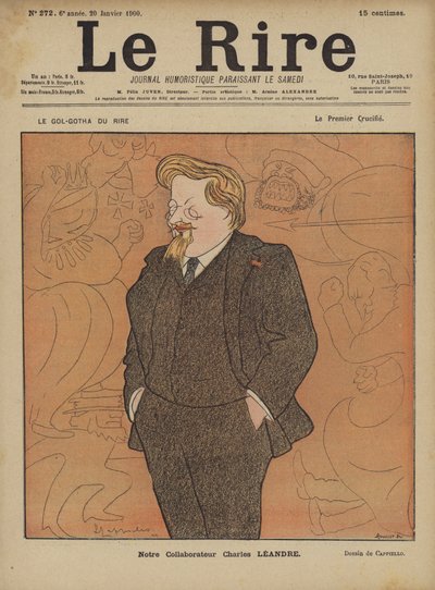 Charles Leandre, ilustração para o riso de after Leonetto Cappiello