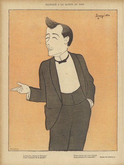 Ilustração para o riso de after Leonetto Cappiello