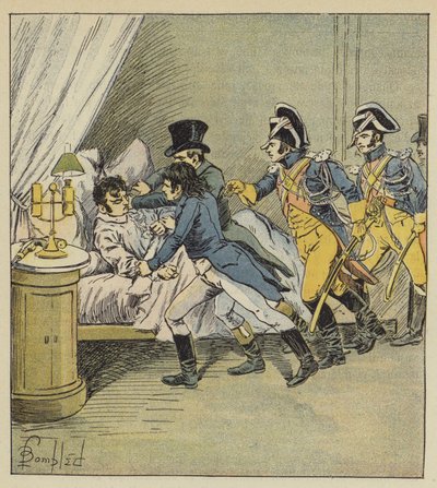 Prisão de Pichegru de after Louis Charles Bombled