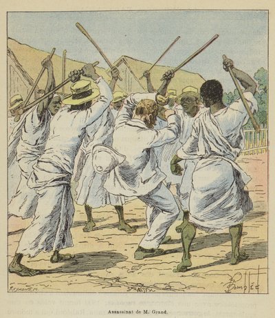 Assassinato de M Grand de after Louis Charles Bombled