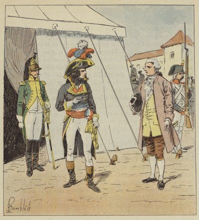 É tarde demais, disse o general ao puxar o relógio de after Louis Charles Bombled