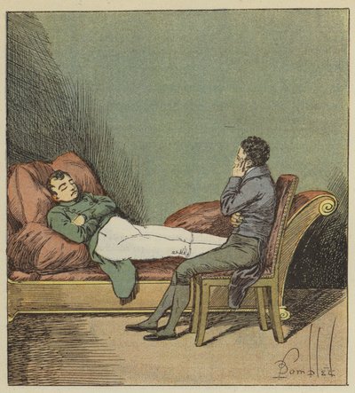 Os casos regarde para dormir Napoleão de after Louis Charles Bombled