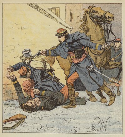 Coronel Choppin-Merey mata um soldado indisciplinado de after Louis Charles Bombled