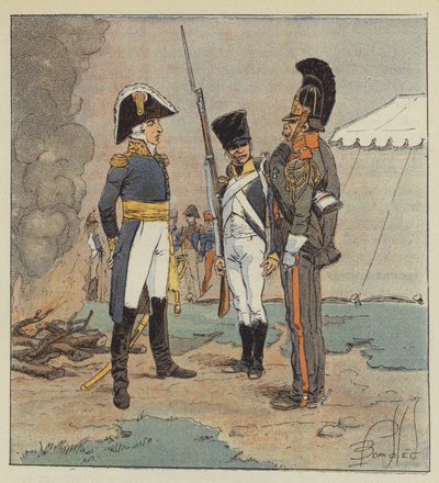 Le Marechal Augereau, duque de Castiglione de after Louis Charles Bombled