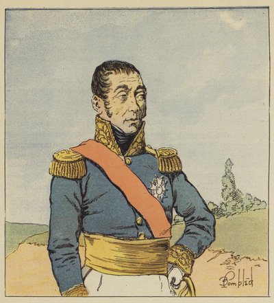 Marechal Grouchy de after Louis Charles Bombled