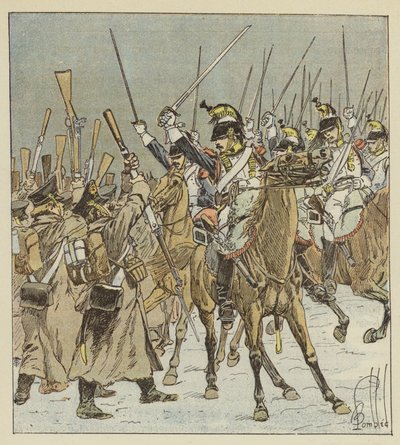 Os couraçados de Doumerc fazem 1.800 prisioneiros russos de after Louis Charles Bombled