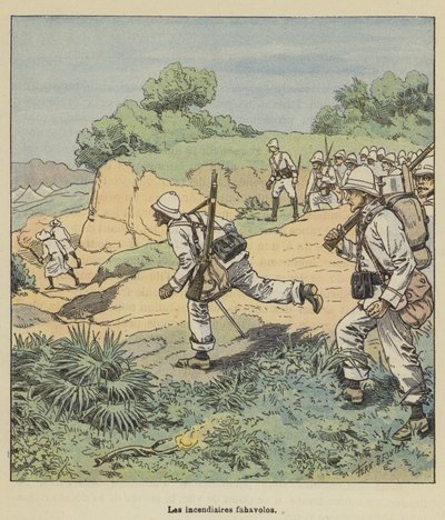 Os idiotas incendiários de after Louis Charles Bombled