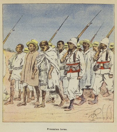 Prisioneiros Hovas de after Louis Charles Bombled