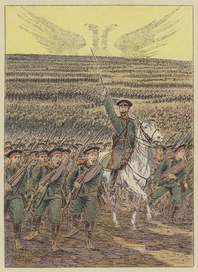 Exército russo de after Louis Charles Bombled