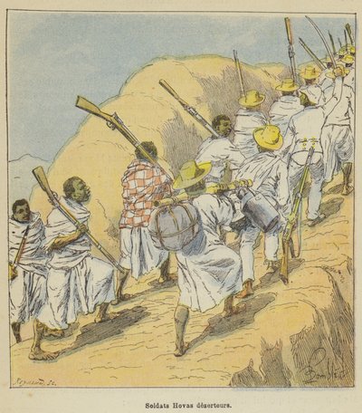 Deserters Hovas de after Louis Charles Bombled