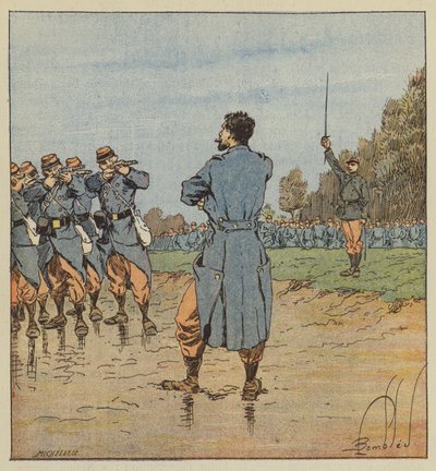 Execução no 17º corpo de after Louis Charles Bombled