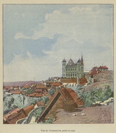Vista de Tananarive, tirada do sul de after Louis Charles Bombled
