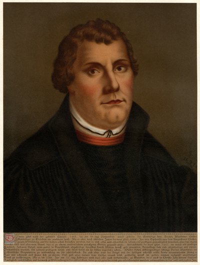 Martinho Lutero de after Lucas Cranach the Elder