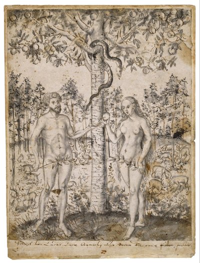 A queda do homem de after Lucas Cranach the Younger