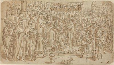 Coroação do Imperador de after Maarten de Vos