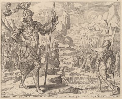 Davi encontrando Golias de after Maerten van Heemskerck