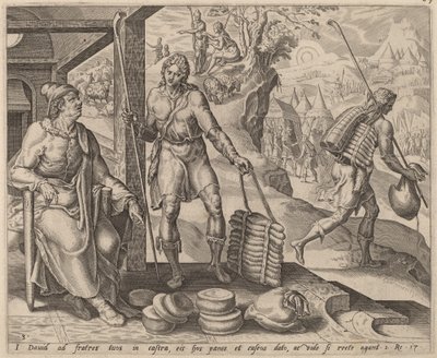 Jesse Enviando David para o Acampamento de after Maerten van Heemskerck