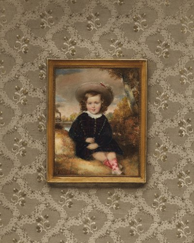 Retrato de Johann II, Príncipe de Liechtenstein, quando criança, 1844 de after Moritz Michael Daffinger