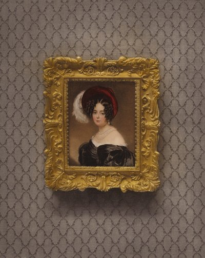 Retrato de uma senhora desconhecida de after Moritz Michael Daffinger